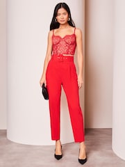 Lipsy Red Multiway Strap Corset Bra - Image 3 of 4