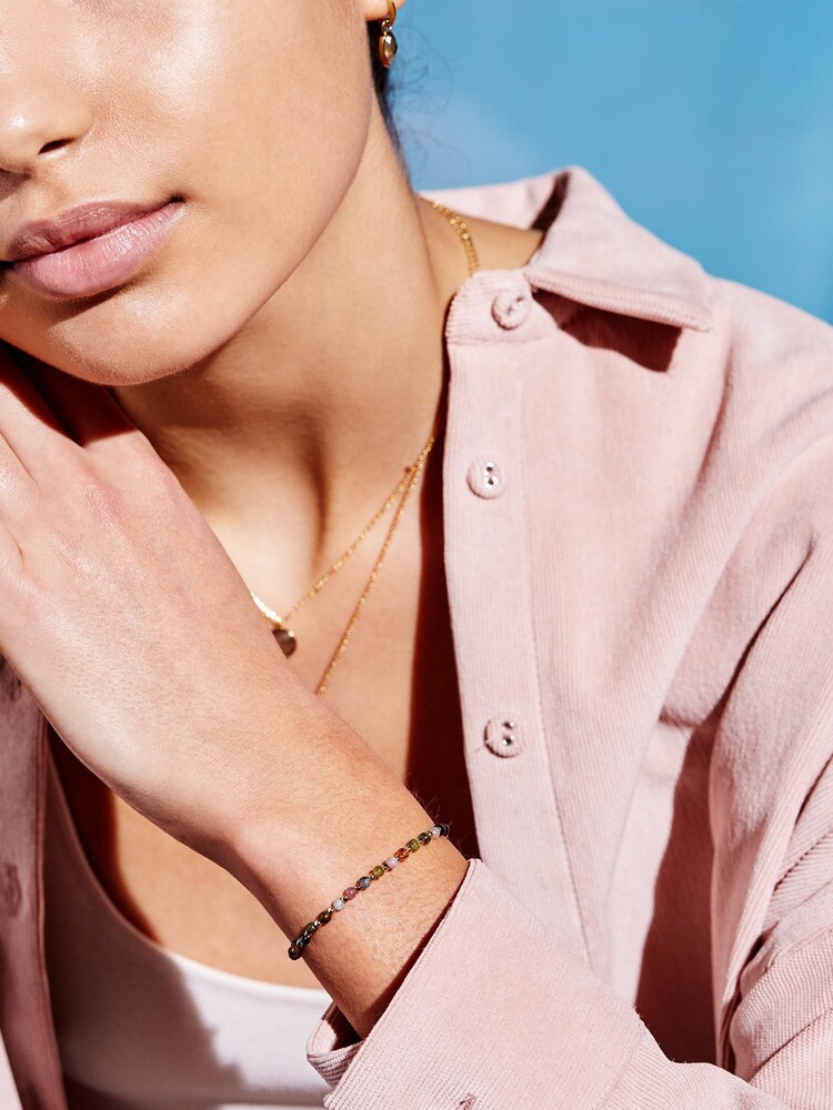 Estella Bartlett Burgundy Tourmaline Amelia Bracelet