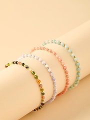 Burdeos - Pulsera de turmalina Amelia de Estella Bartlett - Imagen 6 de 6