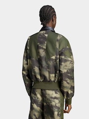 adidas Originals Green Equipment All-Over Print (AOP) Bomber Jacket - Image 2 of 5