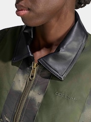adidas Originals Green Equipment All-Over Print (AOP) Bomber Jacket - Image 4 of 5