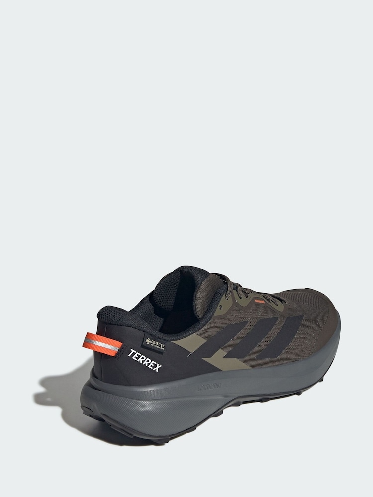 adidas Terrex Green Tracefinder Plus Gore-Tex Trail Running Shoes - Image 2 of 4 adidas Terrex Green Tracefinder Plus Gore-Tex Trail Running Shoes - Image 2 of 4