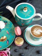 Portmeirion Green Sara Miller China Teapot - Image 1 of 1