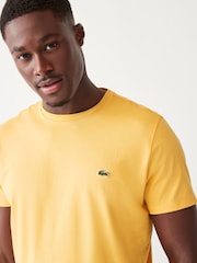 Lacoste Yellow Core Essentials Men T-Shirt - Image 3 of 4