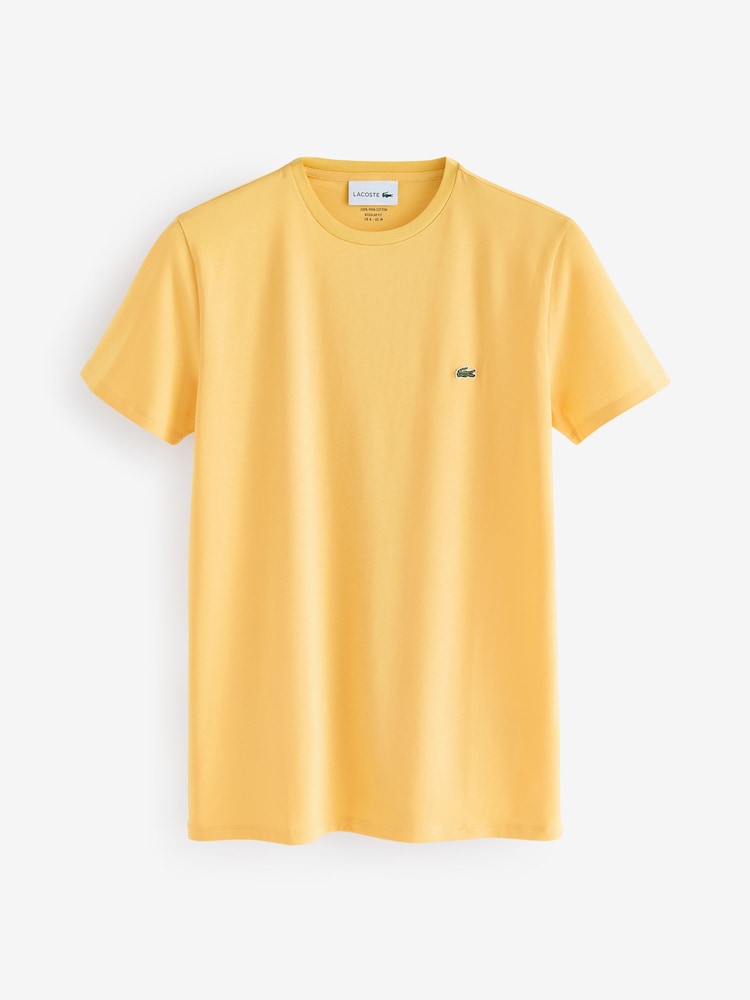 Lacoste Yellow Core Essentials Men T-Shirt - Image 4 of 4