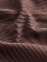 Chocolate Brown Cut-Out Bodysuit - Image 6 of 6