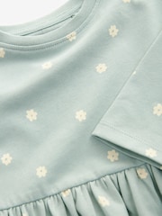 Pale Blue Character 100% Cotton Long Sleeve Jersey Dress (3mths-7yrs) - Image 10 of 10