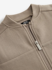 Mink Brown Smart Bomber Jacket (3-16yrs) - Image 3 of 3