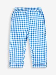 JoJo Maman Bébé Blue Fox Check Pyjamas - Image 3 of 5
