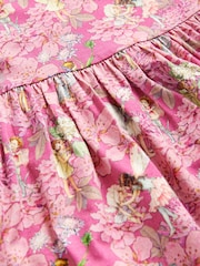 Purple 100% Cotton License Flower Fairy Long Sleeve Jersey Dress (3mths-7yrs) - Image 7 of 7