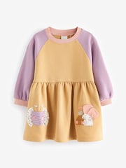 Yellow Character Long Sleeve Jumper Dress (3mths-7yrs) - Image 6 of 8