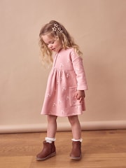 rožnata rožast vzorec - Hlačna jopica z gumbom (3mths-7yrs) - Slika 2 iz 7