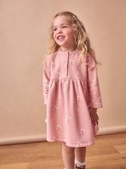 rožnata rožast vzorec - Hlačna jopica z gumbom (3mths-7yrs) - Slika 3 iz 7