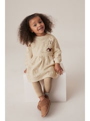 Neutral Miffy Long Sleeve Sweat Dress and Leggings Set (3mths-7yrs) - Image 2 of 4