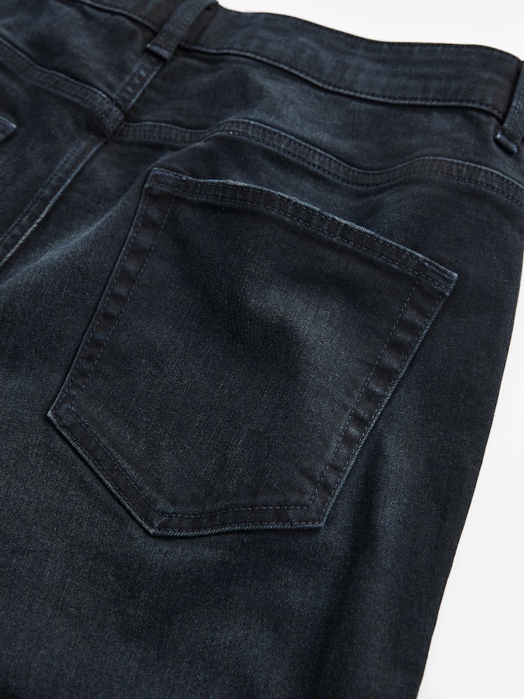 Bleu noir - Lit 1 place - Straight Fit Classic Jeans extensibles - Image 10 of 11