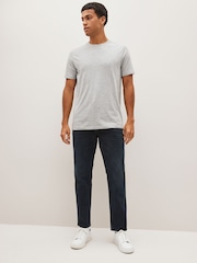 Blue Black Single Straight Fit Classic Stretch Jeans - Image 2 of 11