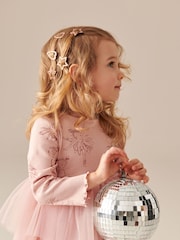 Pink Character Long Sleeve Mesh Dress (3mths-7yrs) - Image 4 of 7