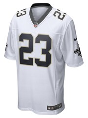 Nike White NFL New Orleans Saints Road Game Jersey - Marshon Lattimore - Image 2 of 3