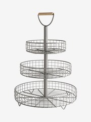Grey Malvern 3 Tier Fruit Bowl - Image 3 of 3