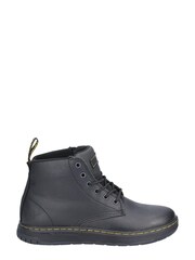 Dr. Martens Black Amwell Slip Resistant Leather Shoes - Image 1 of 4