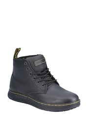 Dr. Martens Black Amwell Slip Resistant Leather Shoes - Image 2 of 4