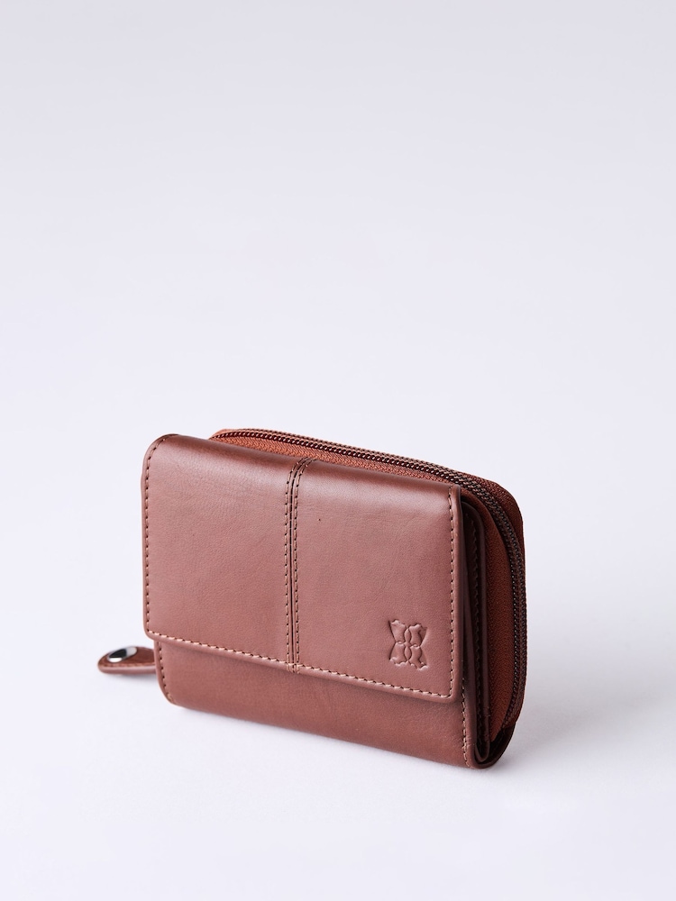 브라운 - Lakeland Leather Colby Small 지갑 - 5의 이미지 5