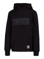 Fanatics Arsenal Mono Logo Wordmark Black Hoodie Boys - Image 1 of 3
