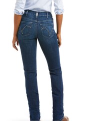 Ariat Blue R.E.A.L. Perfect Rise Abby Straight Jeans - Image 2 of 4