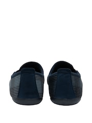 Lotus Blue Check-Print Full Slippers - Image 3 of 4