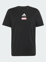 adidas Black Marvel Spider-Man Graphic T-Shirt - Image 5 of 5