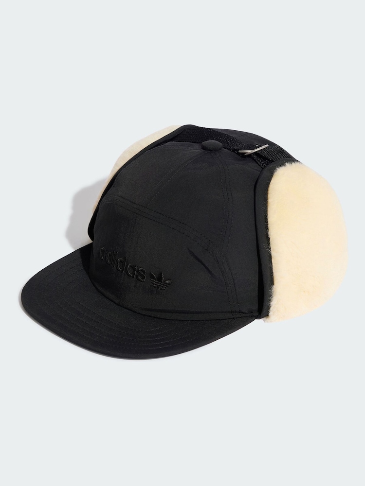 adidas Originals Black Earflap Cap - Image 1 of 4 adidas Originals Black Earflap Cap - Image 1 of 4