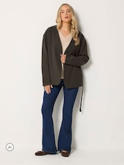 Long Tall Sally Grey Premium Wrap Jacket - Image 5 of 7