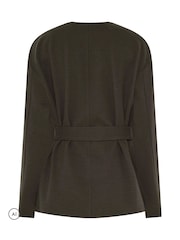 Long Tall Sally Grey Premium Wrap Jacket - Image 7 of 7