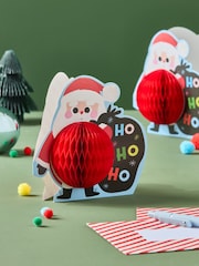 Honeycomb Santa Luxury 6 Pack Christmas Multipack Cards - Image 1 of 3
