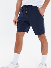 Threadbare Navy Premier Sweat Shorts - Image 4 of 5