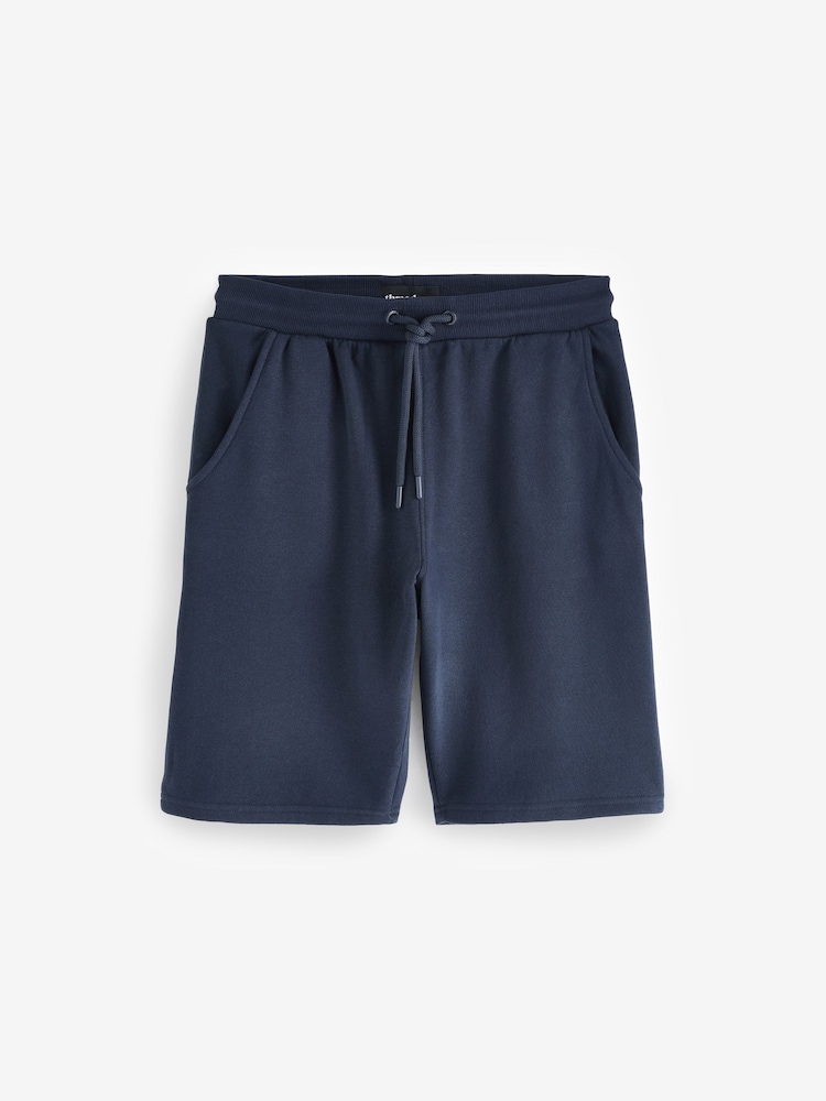 Threadbare Navy Premier Sweat Shorts - Image 5 of 5