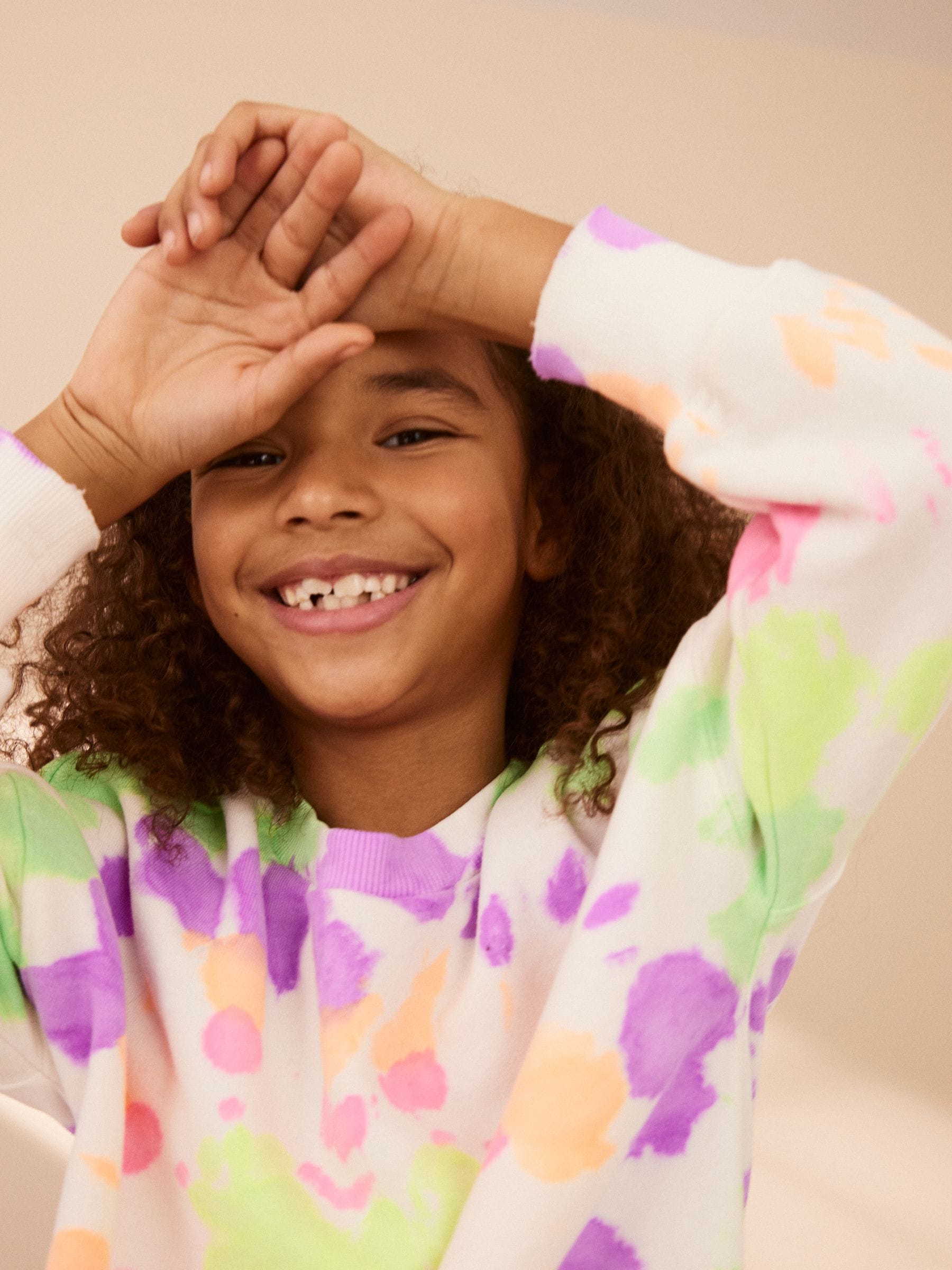 Pink tie dye sweatshirt store