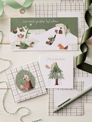 Forest Friends 20 Pack Christmas Multipack Cards - Image 1 of 3