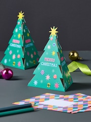 Pop Up Trees 10 Pack Christmas Multipack Cards - Image 1 of 3