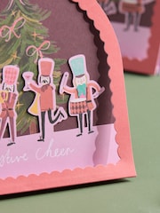 Pink Nutcracker 10 Pack Christmas Multipack Cards - Image 2 of 3