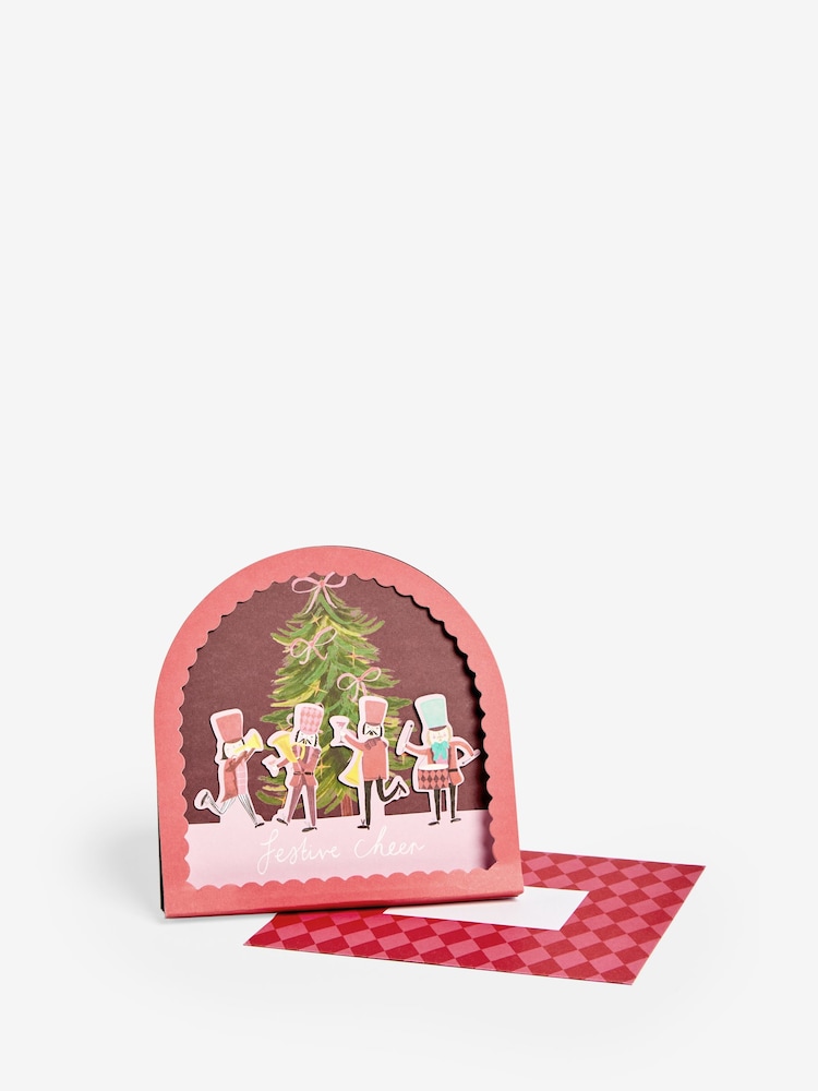 Pink Nutcracker 10 Pack Christmas Multipack Cards - Image 3 of 3