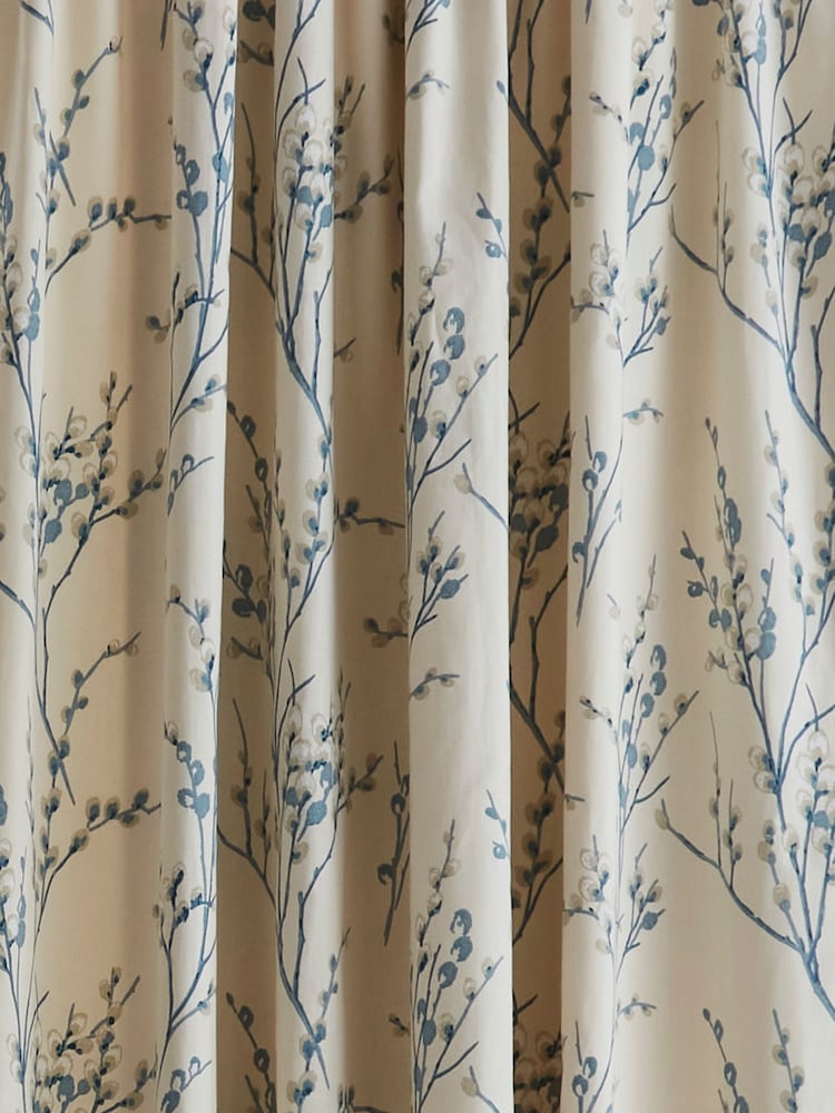 Laura Ashley Pussy Willow Faltenvorhänge aus 100 % Baumwolle - Bild 1 von 2 Laura Ashley Pussy Willow Faltenvorhänge aus 100 % Baumwolle - Bild 1 von 2