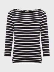 Hobbs Blue Sonya Stripe Jumper - Image 4 of 4