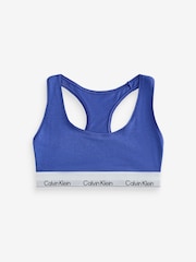 Calvin Klein White Icon Cotton Modal Bralettes 2 Pack - Image 3 of 3