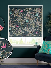 Sara Miller Forest Green Swallows Forest Made to Measure Roller Blinds - Image 1 of 6