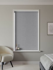 Steel Grey Lowry Made to Measure Blackout Roller Blind - Image 2 of 6