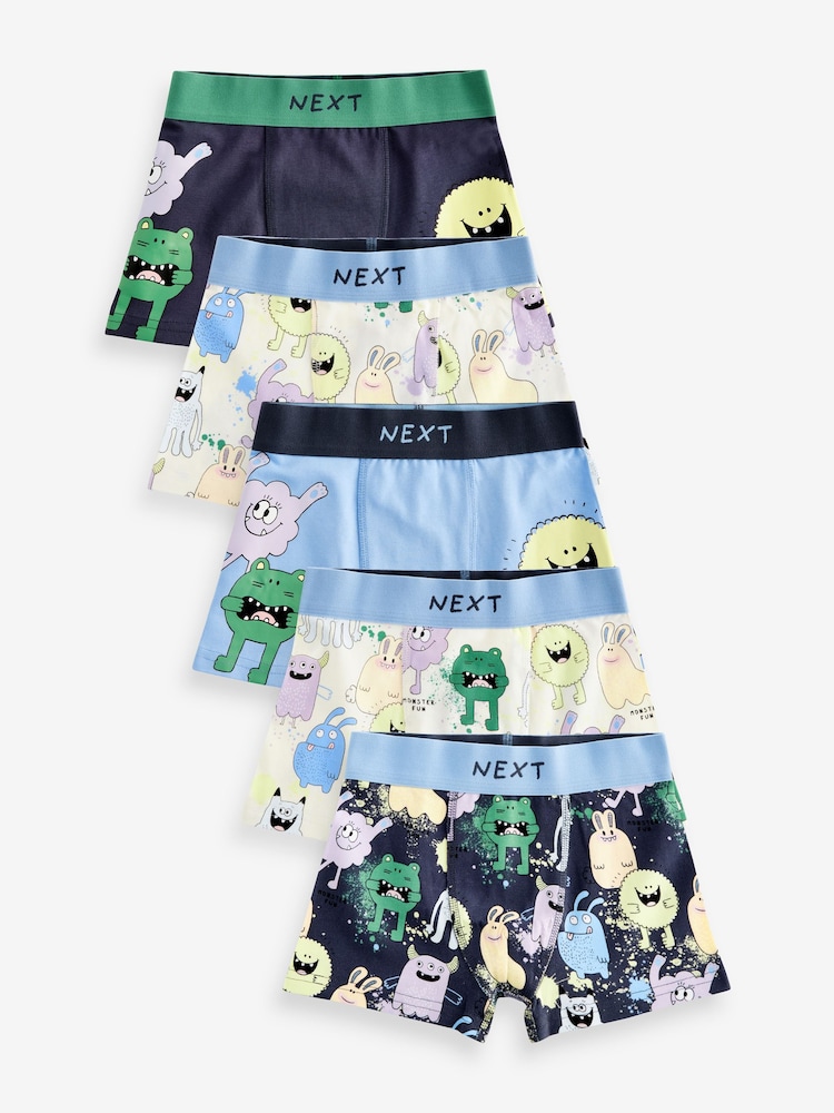 Violett, Monster - Unterhosen 5er-Pack (1.5–16Jahre) - Bild 1 von 8