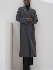 Grey Maxi Blazer Coat - Image 2 of 6