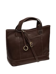 Conkca Brown 'Elm' Leather Tote & Shoulder Bag - Image 7 of 7