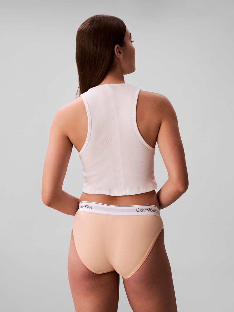 Calvin Klein Orange Brief Icon Cotton Modal Knickers - Image 2 of 6
